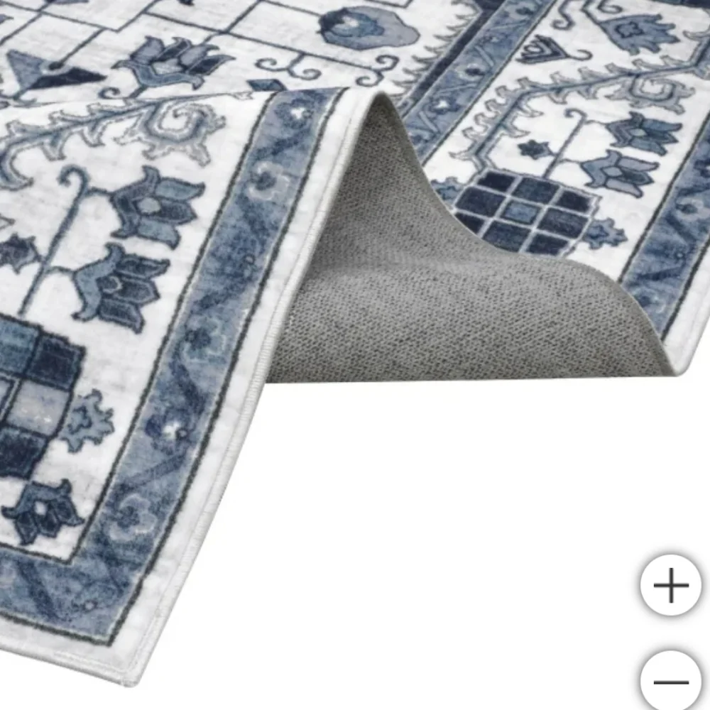 Wyatt & Ash Washable Indoor Area Rug, Cyrus 5'3” x 7'5”, New